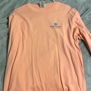 pink long sleeve tee